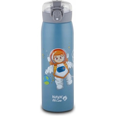 Nava termohrnek pro děti 500 ml modrý We Care