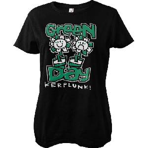 Green Day Kerplunk Black S Дамски Риза (WMX-5-GDAY012-H71-11-BK-S)
