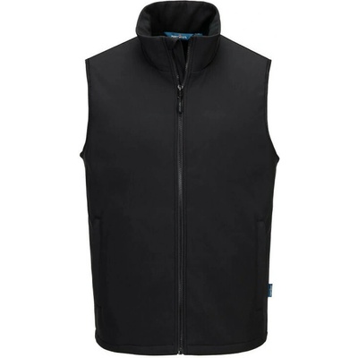 Portwest vesta S649 Heated Softshell Gilet (2L) vyhřívaná POR-S649BKR černá