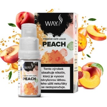 WAY to Vape Peach 10 ml 6 mg