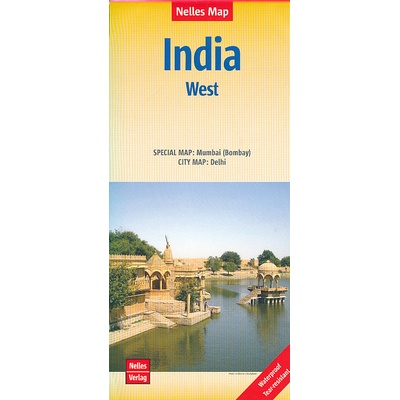 Nelles vydavatelství mapa India West (Z Indie) 1:1,5 mil. voděodolná