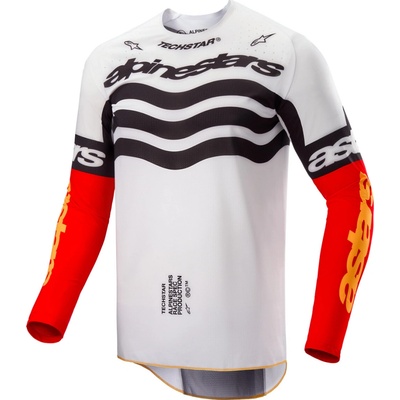 Alpinestars Techstar DEEP černá/bílá/červená fluo/oranžová