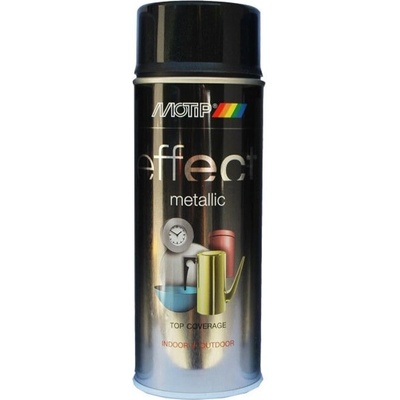 MoTip DECO Effect - Metalíza v spreji - cierna - 400 ml