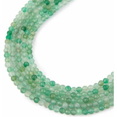 Koráliky z minerálu Avanturín zelený 2mm brúsené - 18 cm
