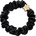By Eloise London Silk Scrunchie Gold Star Ластик за коса за жени цвят Black