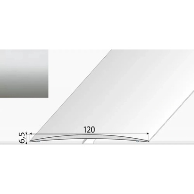 Effector Profil prechodový Striebro A73 2 m