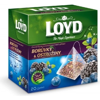 Loyd pyramidky Mokate ostružiny a borůvky 20 sáčků