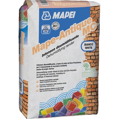 MAPEI Mape-Antique MC sanačná malta na opravu starého muriva 25 kg Biela