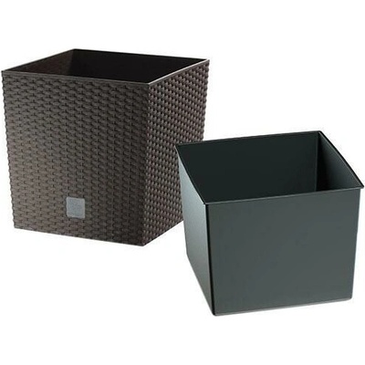 Prosperplast Rato Low 40cm Umbra, kvetináč