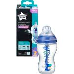 Tommee Tippee Бебешко шише Tommee Tippee Advanced Anti-Colic - 340 ml, с биберон 2 капки, синьо (TT.0032) - baby