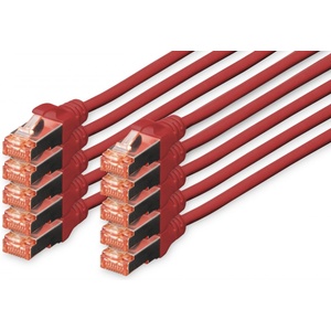 ASSMANN DK-1644-010-R-10 мрежов кабел Червен 1 м Cat6 S/FTP (S-STP) (DK-1644-010-R-10)