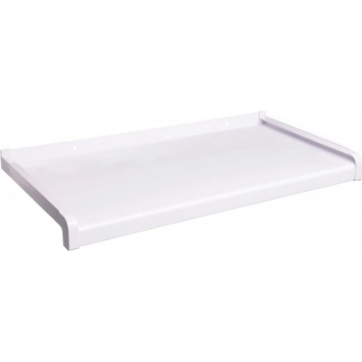 Deokork Venkovní hliníkový tažený parapet nos 25 mm 50x500 mm Bílý