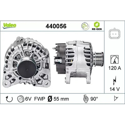 VALEO Alternátor VA 440056