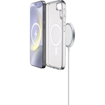 Cellularline Калъф Cellularline - Gloss, Galaxy S25 Plus, MagSafe, прозрачен (GLOSSMAGALS25PLT)