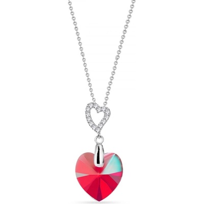 Spark červený se Swarovski Elements Amore NCS622814LSISH Light Siam Shimmer