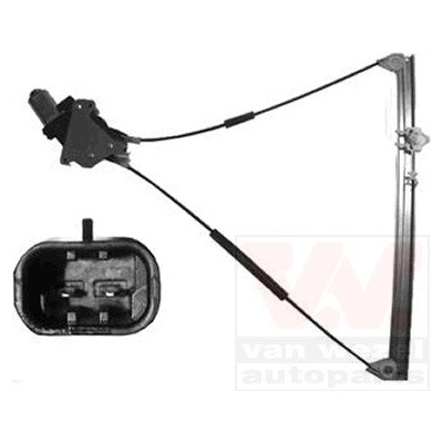 Mechanizmus zdvíhania okna VAN WEZEL 0945261