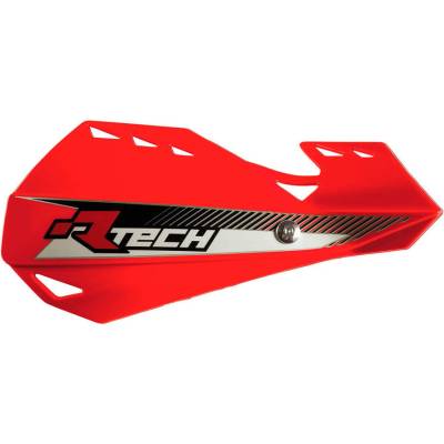 RACETECH (RTECH) kryty páček DUAL EVO barva červená (s upevněním do řidítek) (R-KITPMDURS14)