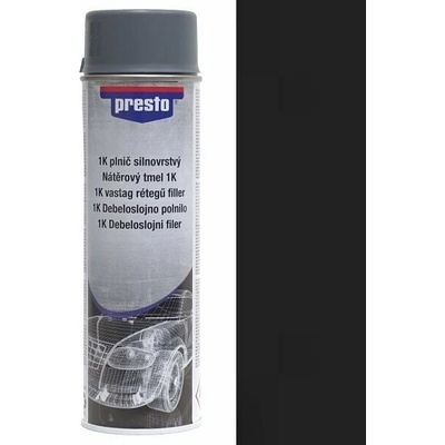 PRESTO plnič silnovrstvý čierny 500 ml