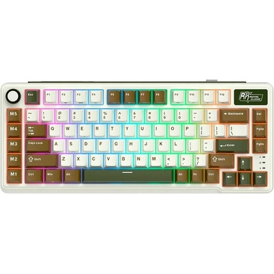 Royal Kludge RK L75 Palm Green Gaming Keyboard Beige switch