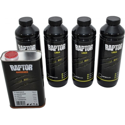 RAPTOR čierny tvrdý ochranný náter SET cierny 3,8L