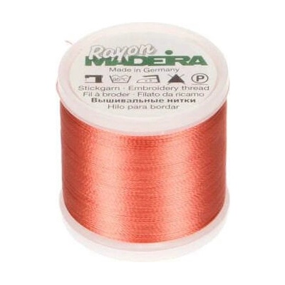 Vyšívací nit Madeira Rayon č. 40 (200m) barva 1020 bright peach