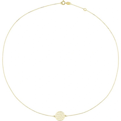 Cutie Jewellery Slušivý náhrdelník ze žlutého zlata Z0120-40-X-1