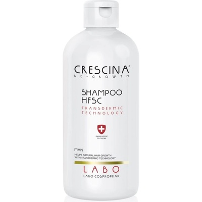 Crescina Transdermic šampon proti řídnutí a padání vlasů pro muže 500 ml