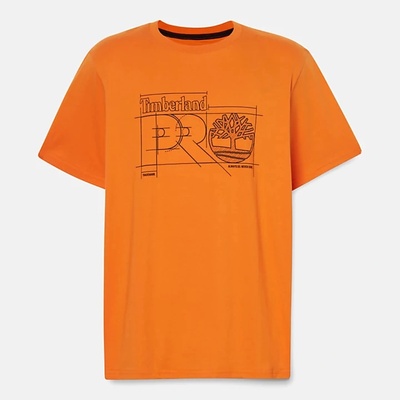 Timberland МЪЖКА ТЕНИСКА timberland pro® innovation blueprint t-shirt for men in orange - s (tb0a5mpxd67)