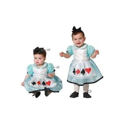 BigBuy Carnival Маскировъчен костюм за бебета Алиса Размер Размер - 24 Месеца