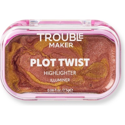 Trouble Maker Rozjasňovač Plot Twist Cream Highlight In Motion Gold 2,5 g