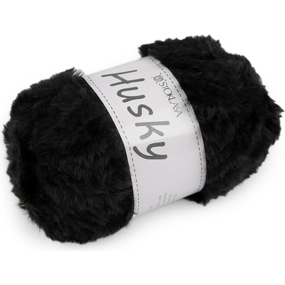Pletací příze Husky 100 g Varianta: 13 černá, Balení: 1 ks 57858/147369/269184
