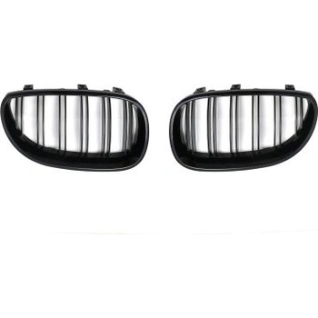 Решетки за bmw e60 (2003-2010) - черни двойни дизайн