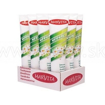 Marvita Herbal zubná pasta s kamilkovým extraktom a šalviou 125 ml