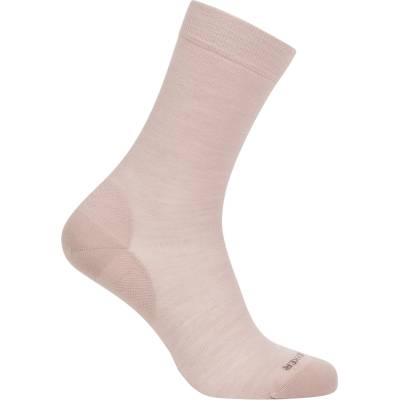 Icebreaker Дамски спортни чорапи Icebreaker Women's Lifestyle Fine Gauge Crew Sports socks - Pink Quartz - размер S/M (201-3332-0911)