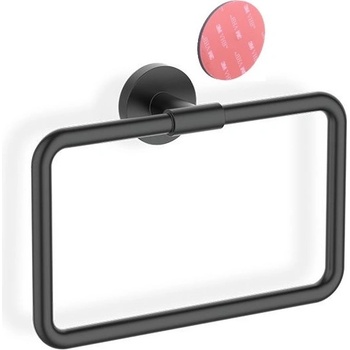 DECOR WALTHER Държач за кърпи Basic самозалепващ се монтаж черен мат (0535460)