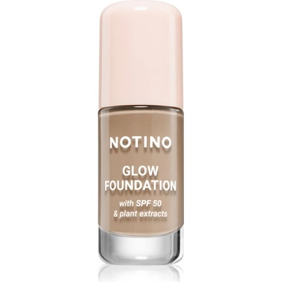 Notino Foundation Glow foundation with SPF 50 & plant extracts озаряващ фон дьо тен SPF 50 03 Light Warm 30ml