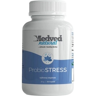 Medveď natural ProbioSTRESS 30 kapsúl