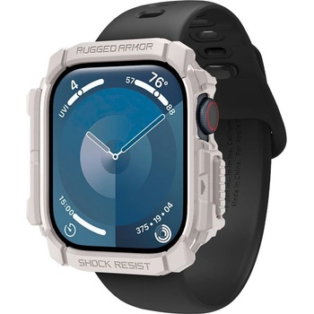 Spigen Удароустойчив TPU кейс за Apple Watch 10 46мм (2024) - Spigen Rugged Armor Case (бежов) (ACS08600)