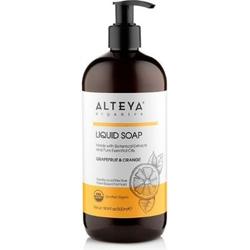 Alteya Organics tekuté mydlo Grapefruit & Pomaranč Bio 250 ml