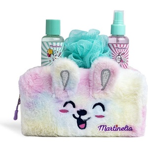 Aquarius Cosmetic Комплект за баня с плюшена чантичка, Martinelia, 4 части (MA12143)