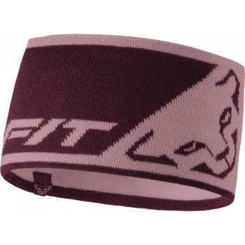 Dynafit Leopard Logo Headband červená/růžová