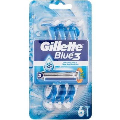 Gillette Blue3 Cool самобръсначка за еднократна употреба 6 бр за мъже
