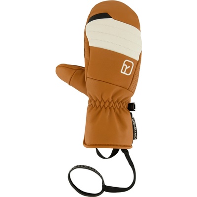 Ortovox Дамски ръкавици Ortovox Women's Full Leather Mitten Gloves - Bristle Brown (202-7318-0213)