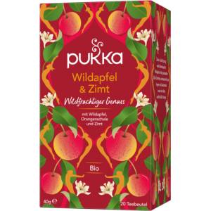 Pukka Herbs Био плодов чай ''Дива ябълка и канела'' - 40 г