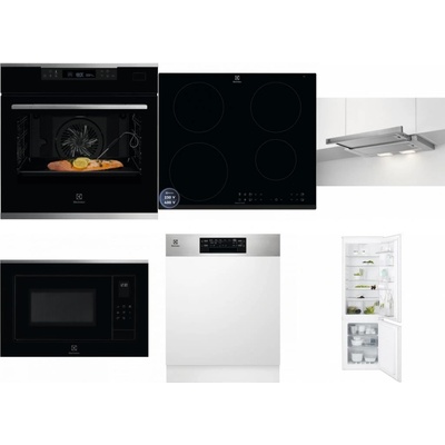 Set Electrolux KOBCS31X + LIR60433B + LFP326S + LMS4253TMX + EEM48300IX + ENT6TF18S