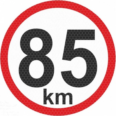 Samolepka reflexná veľká - 85km AutoZulu