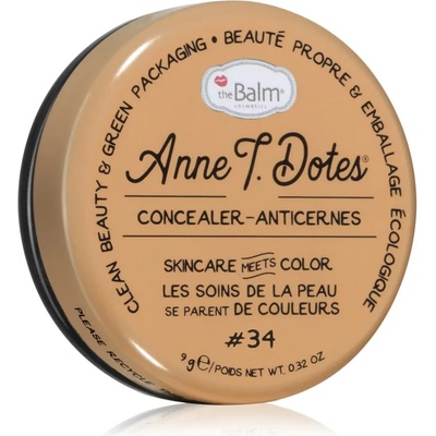 theBalm Anne T. Dotes® Concealer коректор против зачервяване цвят #34 For Tan Skin 9 гр