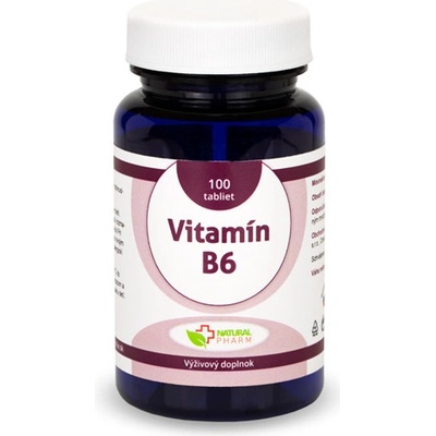 Natural Pharm Vitamín B6 100 tabliet