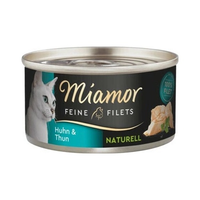 Miamor Feine Filets Naturell kura & tuniak 80 g