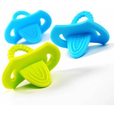 BabyOno Teether hryzadielko 2 ks Blue + Green 2 ks